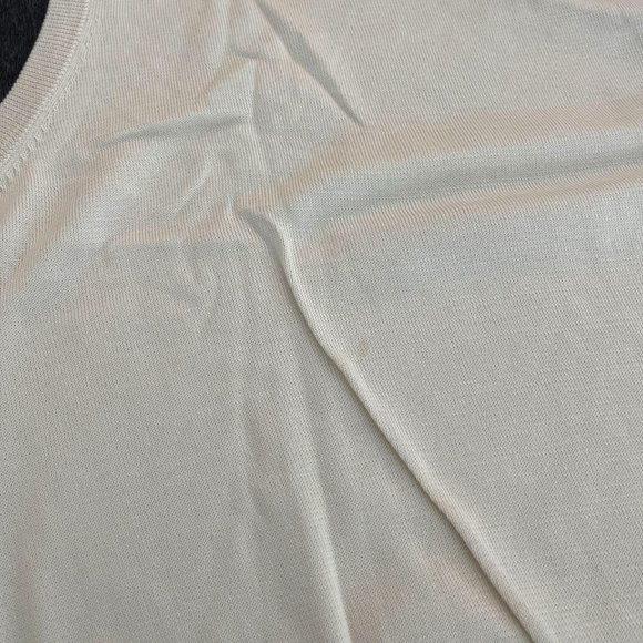 Bugatchi Uomo Men's White Sweater Vest, Size L (Stains) - Picture 5 of 7